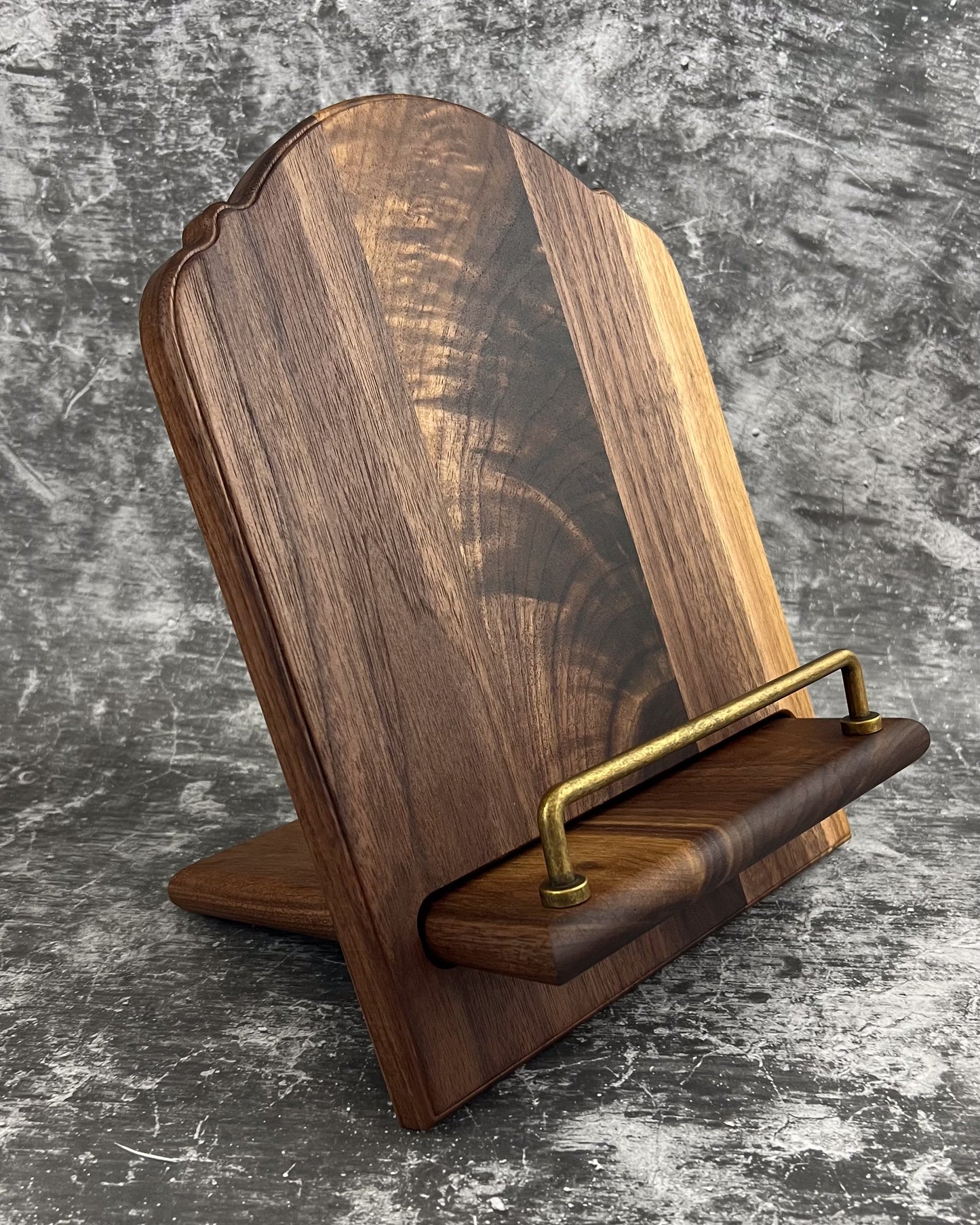 Wooden Cookbook Stand, Tablet Holder