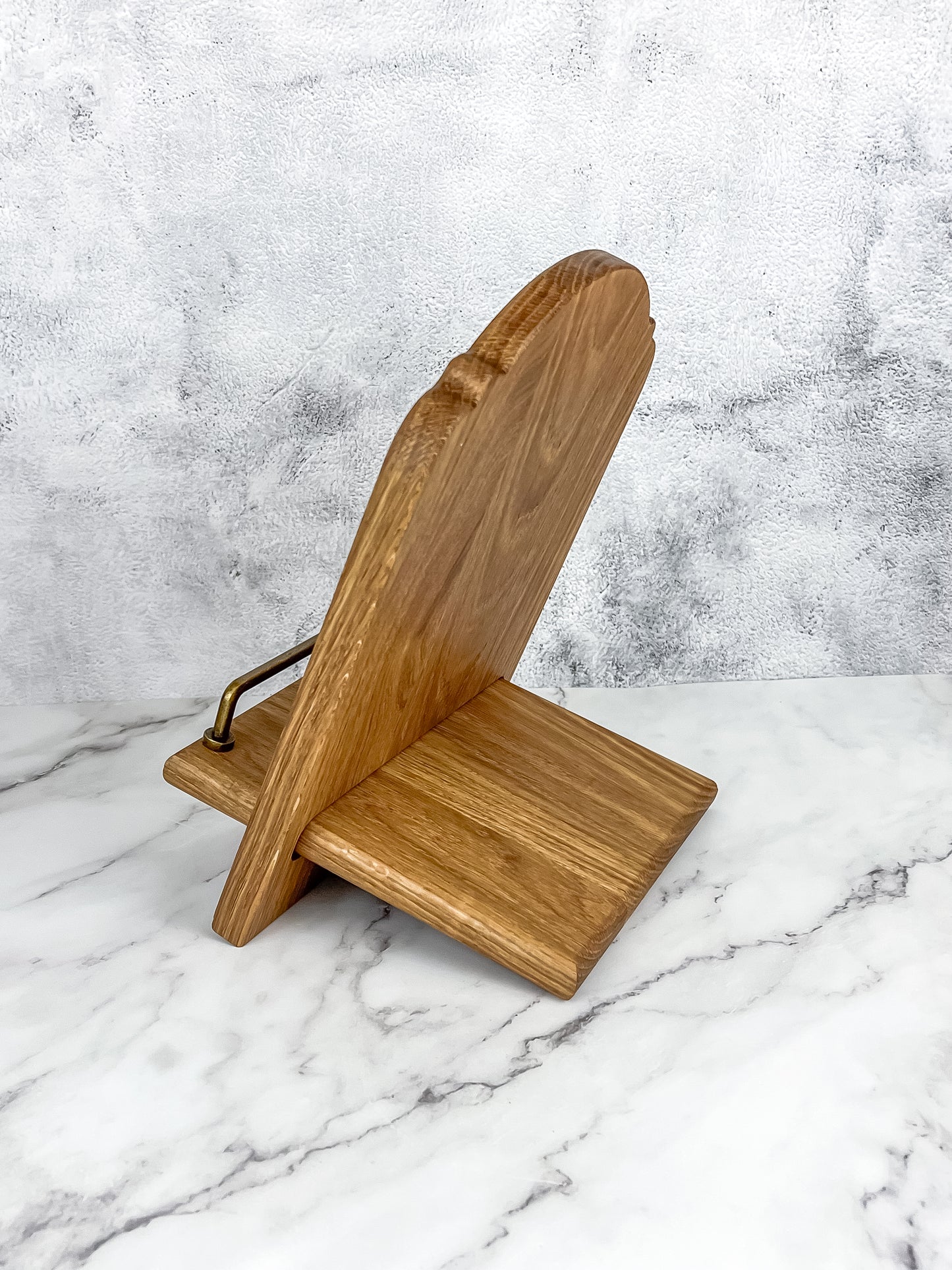 Wooden Cookbook Stand, Tablet Holder